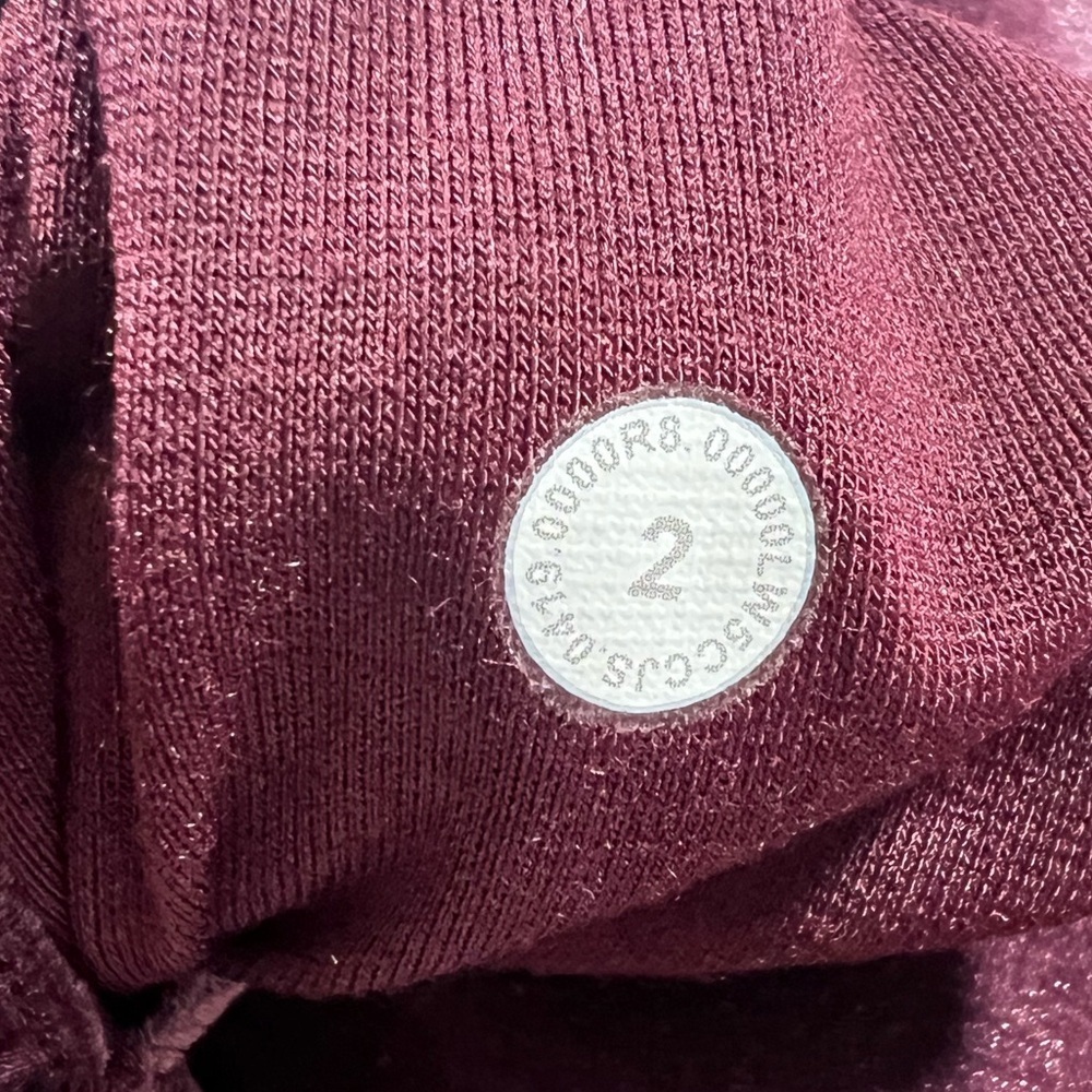 Lululemon | Wunder Lounge High Rise Velvet Legging In Garnet | XXS (2) - Picture 8 of 9